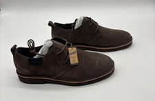 Propet Finn Mens 8.5 D Stone Suede Oxford Sho...