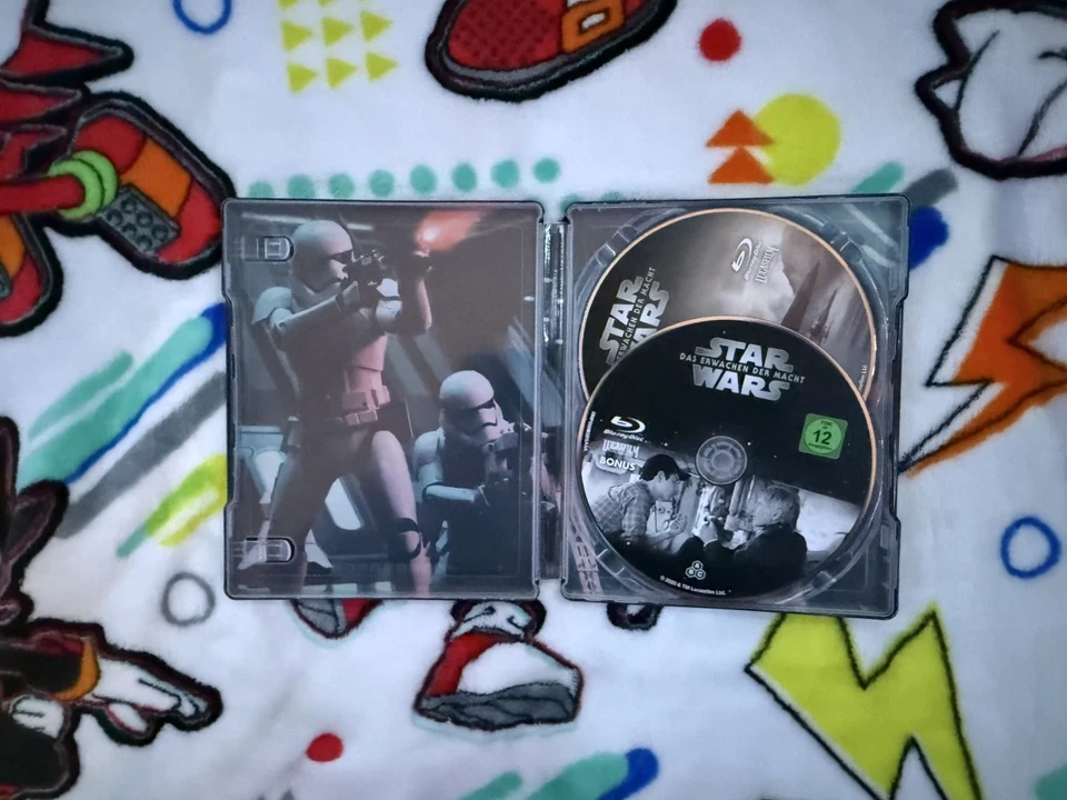 Star Wars The Force Awakens Blu-ray Steelbook Zavvi Import Foto 4 de 4