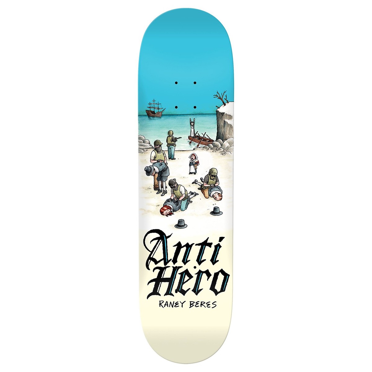 Anti HeroRaney Beresモデル Anti Hero Skateboard Deck Raney Beres Liberdad Anchor 9.0