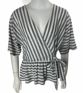 dkny wrap top
