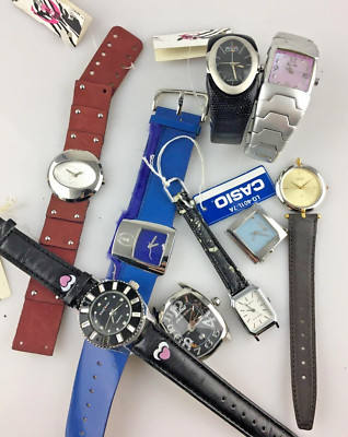 Konvolut 9 funktionierende Damen Quarzuhren Analog Ersatzteile Lagerfund