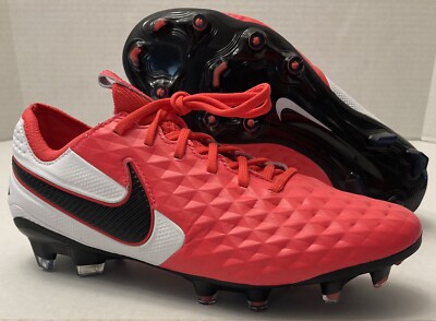 Nike Tiempo Legend 8 Elite FG AT5293-606 Laser Crimson/White