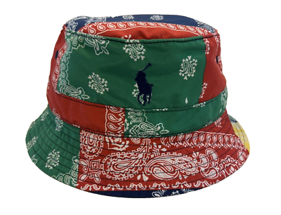 NEW! POLO Ralph Lauren [S/M] Men's Cotton Bucket Sport Hat, Patch