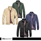 Mens Bomber Jacket Smart Causal Jacket Coat Men Spring Jackets for Men UK