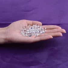10MM Clear Crystal Diamond Glass Paperweight Wedding Gems Gift For Kids 100Pcs