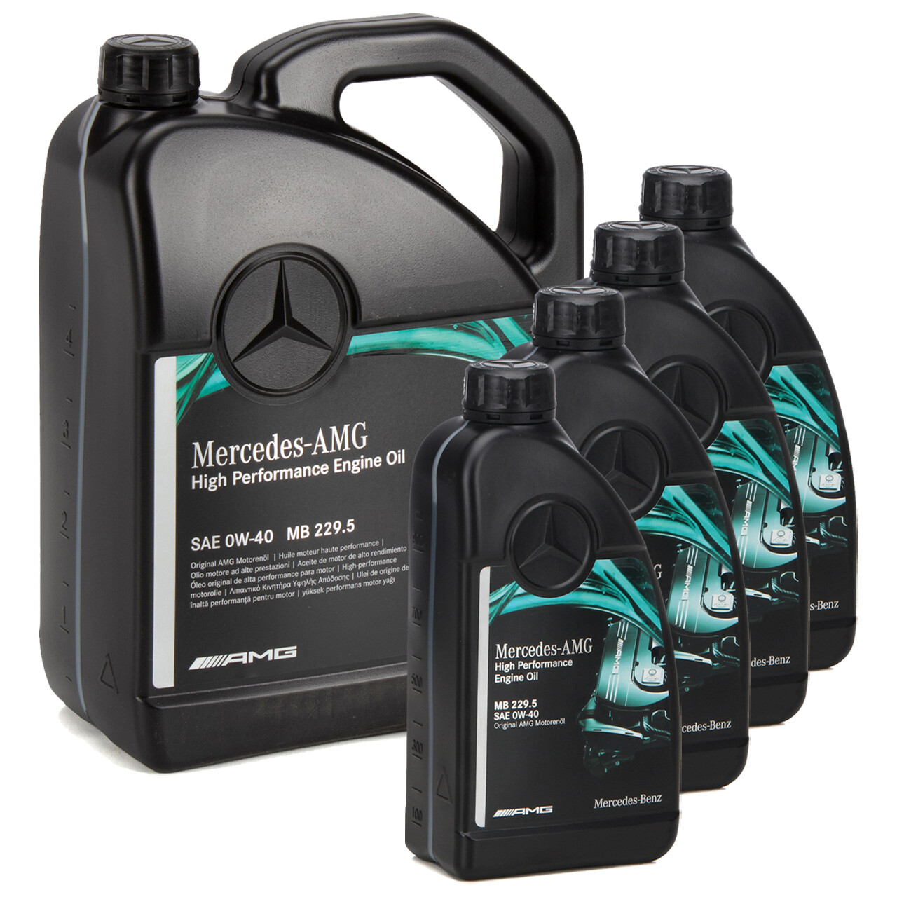 9L ORIGINAL Mercedes AMG High Performance Motoröl Öl 0W40 MB 229.5 
