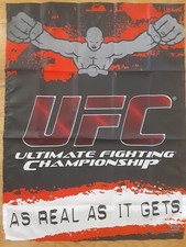 UFC As Real As It Gets MMA Flag wall BANNER 36x27 Ultimate fighting championship