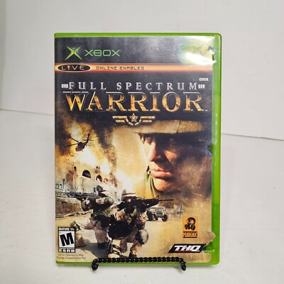 Full Spectrum Warrior (Original Xbox) Black Label CIB COMPLETE & TESTED