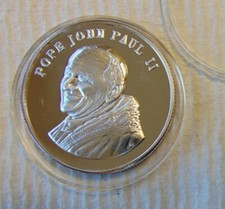 1987 POPE JOHN PAUL II  ~ ARIZONA ~ 1 OZ .999 FINE SILVER ROUND ~ SCARCE 88.50 per troy oz