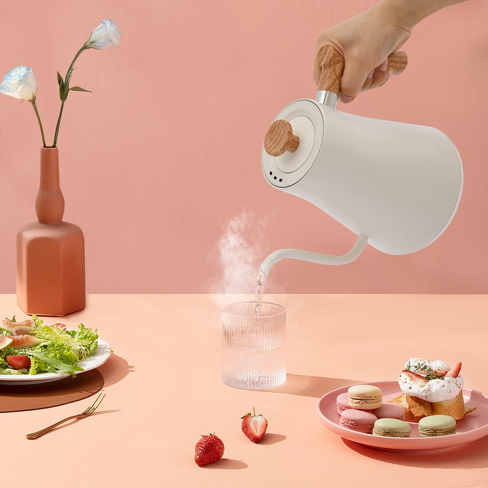 Tabletop Electric Gooseneck Kettle 1200W Electric Tea Kettle w/ Memory Function - Image 3 of 4