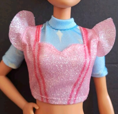 Barbie Style Fashion Doll Clothes Defa Lucy Wheelchair Fab 2 in 1 Top NEW!