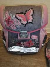 Butterfly Schmetterling Ranzen Schulranzen Schulrucksack Tornister Set 4 teilig