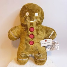 Target Bullseye Playground Christmas Gingerbread Man Throw Pillow 14.5" NWT 