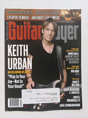 Guitar Player Magazine December 2016 - Keith Urban - Nancy Wilson - Greg Koch SH