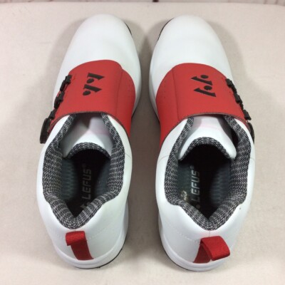 Lefus Golf Shoes Mens EU 45 US 11.5 White Crank Lace Waterproof Non Slip Comfort Lefus Golf Shoes Mens EU 45 US 11.5 White Crank Lace  main image 3