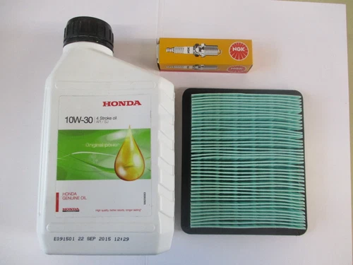 Service tune up kit for Honda GCV160 inc. Air filter, Oil and Spark Plug