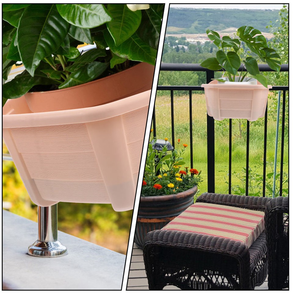YARNOW 2-teiliges Wand-Blumenkörbchen-Set Aus Seegras – Halbrund & Wasserdicht, Perfekt Für Balkon & Landhaus-Deko