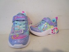 S Sport By Skechers Toddler Girls Lissa Light-Up Fashion Glitter Sneakers Blue 5