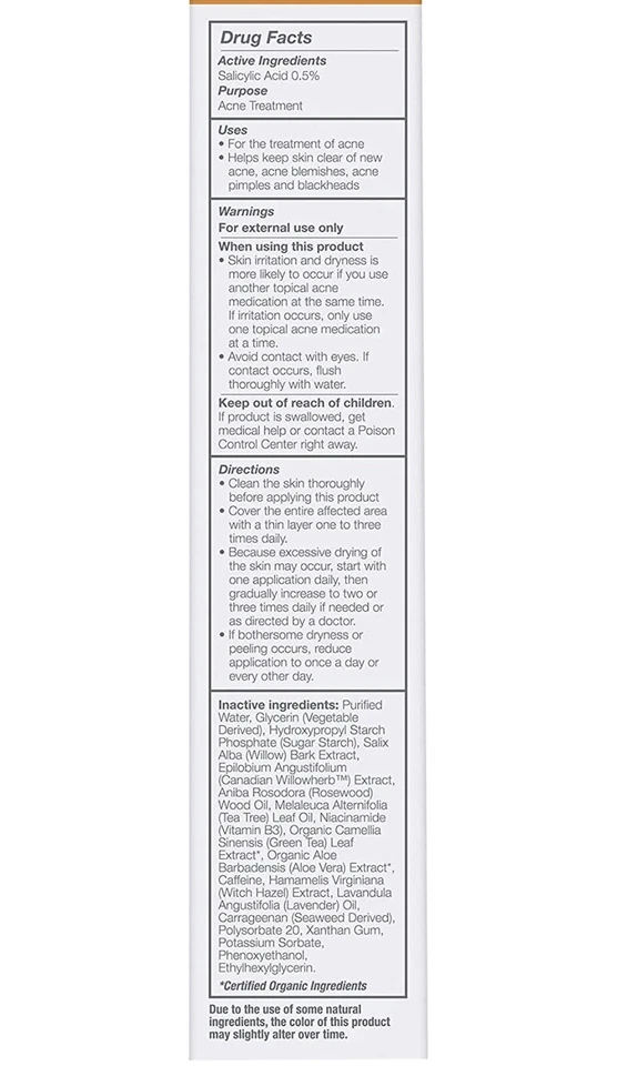 Suero de tratamiento para control de manchas de acné DERMA E - Suero activo de ácido salicílico.  Foto 3 de 4