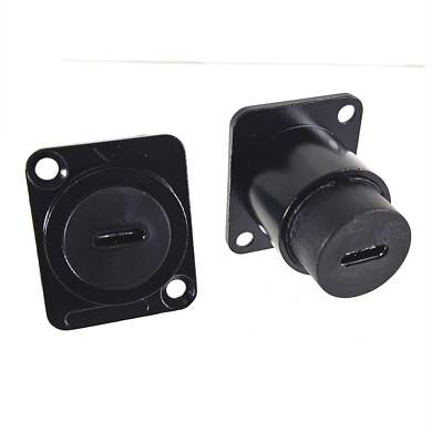 AMERICAN RECORDER Pass Through USB C D-Type Chassis Panel Mount