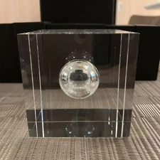 Amex Centurion Black card holders Crystal Glass Paper Weight