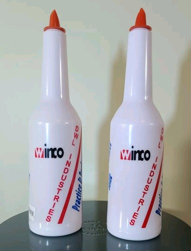 2 gebrauchte Winco Mixologist Flair Barkeeper Cocktail Praxis Jonglieren Bar Flaschen - Bild 2 von 12