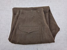 Post-WW2 US Army Button Fly Wool Officer's Pants Size 32x29 - 1945 Pattern