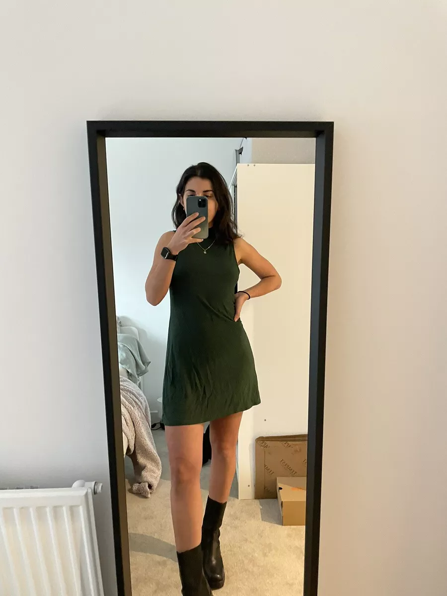 Topshop high hotsell neck dress