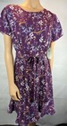 COLLECTIVE CONCEPTS Maroon Floral Print Dress NWT size XL