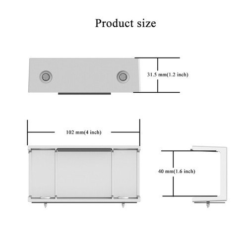 Home Office Laptop Organizers, Saves Desk Space Storage Bracket for Devices - Afbeelding 8 van 10