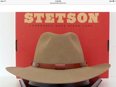 Stetson® 5X Catera Bark Felt Hat With Free Hat Brush | eBay