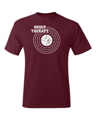 Group Therapy Shooting T Shirt Funny Gun Laws Rights American 2nd Amendment Tee