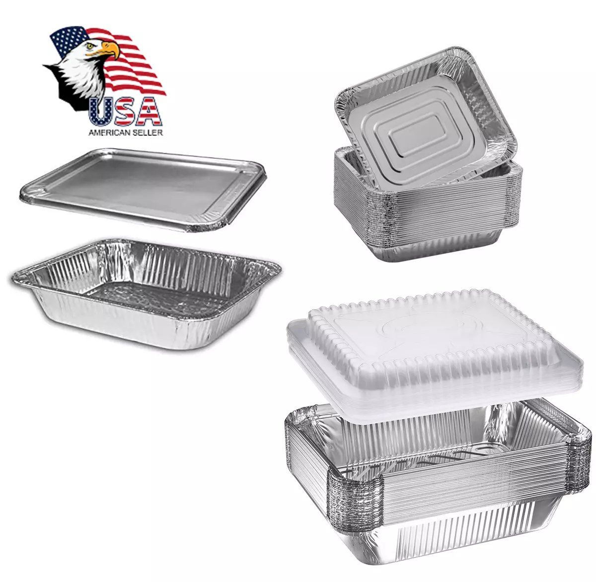 Aluminum Disposable Durable Oval Roaster Pan Turkey Pan