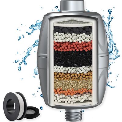16-Stage Shower Water Filter For Showerhead (Aqua Elegante)