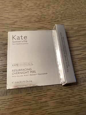 Kate Somerville KateCeuticals Resurfacing Overnight Peel Trial/Travel .1oz NIB 