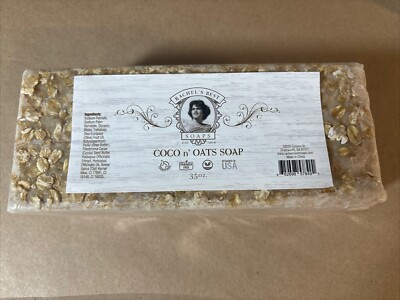 COCO N  OATS soap, Rachels best, 35oz large bar NEW SEALED