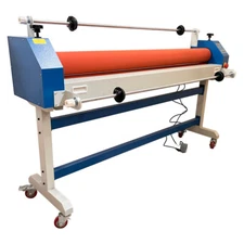 110V 63inch Automatic Cold Laminating Machine with Film Release Rod with Wheels