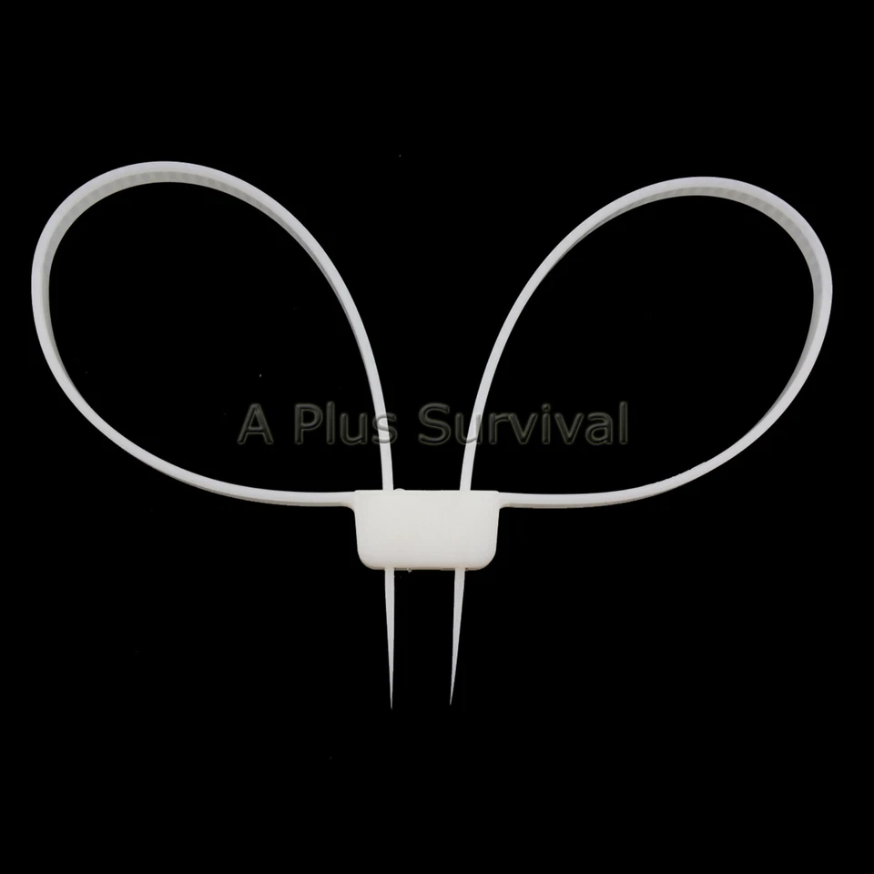 A PLUS SURVIVAL Nylon Zip Tie Handcuffs for Police Riots Emergency Survival Kits