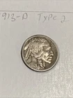 1913-D Type 2 Buffalo Nickel with almost a Full Horn on this RARE coin