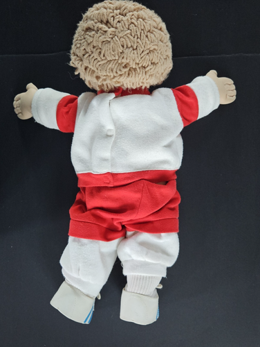 Vintage 1978-82 Cabbage Patch Kids Boy Doll Tan Hair Blue Eyes Sweat Suit - Bild 10 von 12