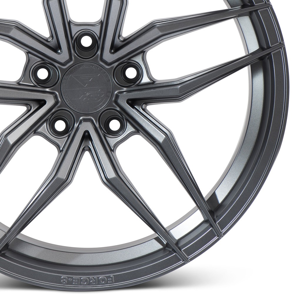 20" FERRADA F8-FR5 GRAPHITE FORGED CONCAVE WHEELS RIMS FITS AUDI R8