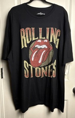 Rolling Stones Unisex T-Shirt 3XL Big Kiss Lips Mick Jagger Keith Richards NWT