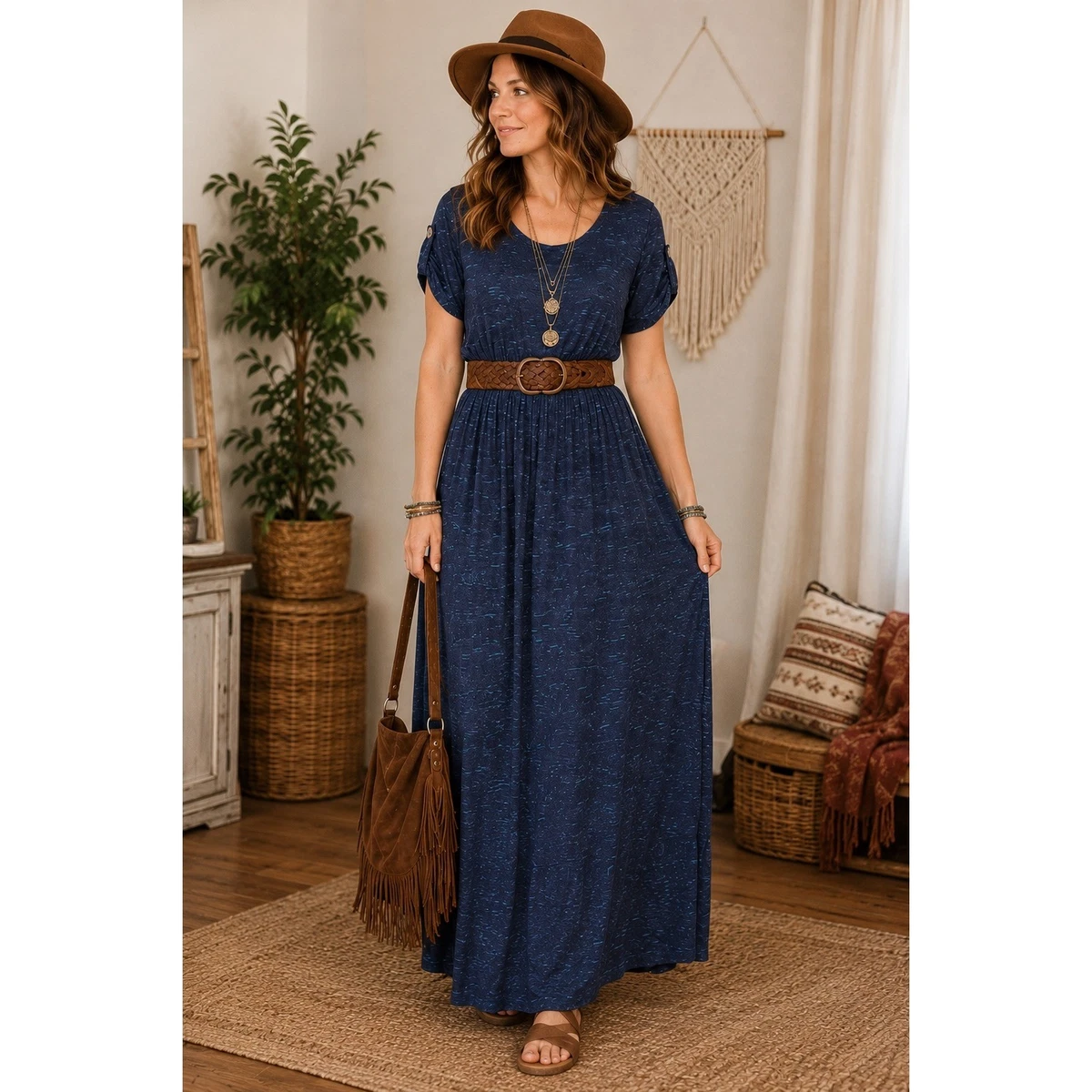 matilda jane deep water maxi dress Matilda Jane Deep Water Maxi Dress Size XS X Small Womens Blue New In Bag