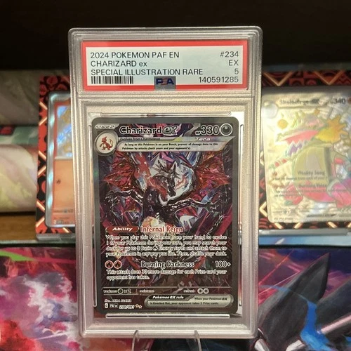 Charizard ex 234/091 SV: Paldean Fates Holo PSA 5