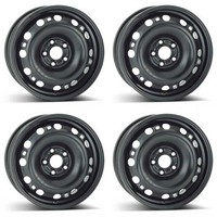 4 Alcar Stahlfelgen 6.0Jx15 Zoll ET38 5X100 FüR Skoda Fabia Rapid 4Er Satz