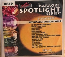 SC8819 ALAN JACKSON  SOUND CHOICE KARAOKE CDG  LOT TENN