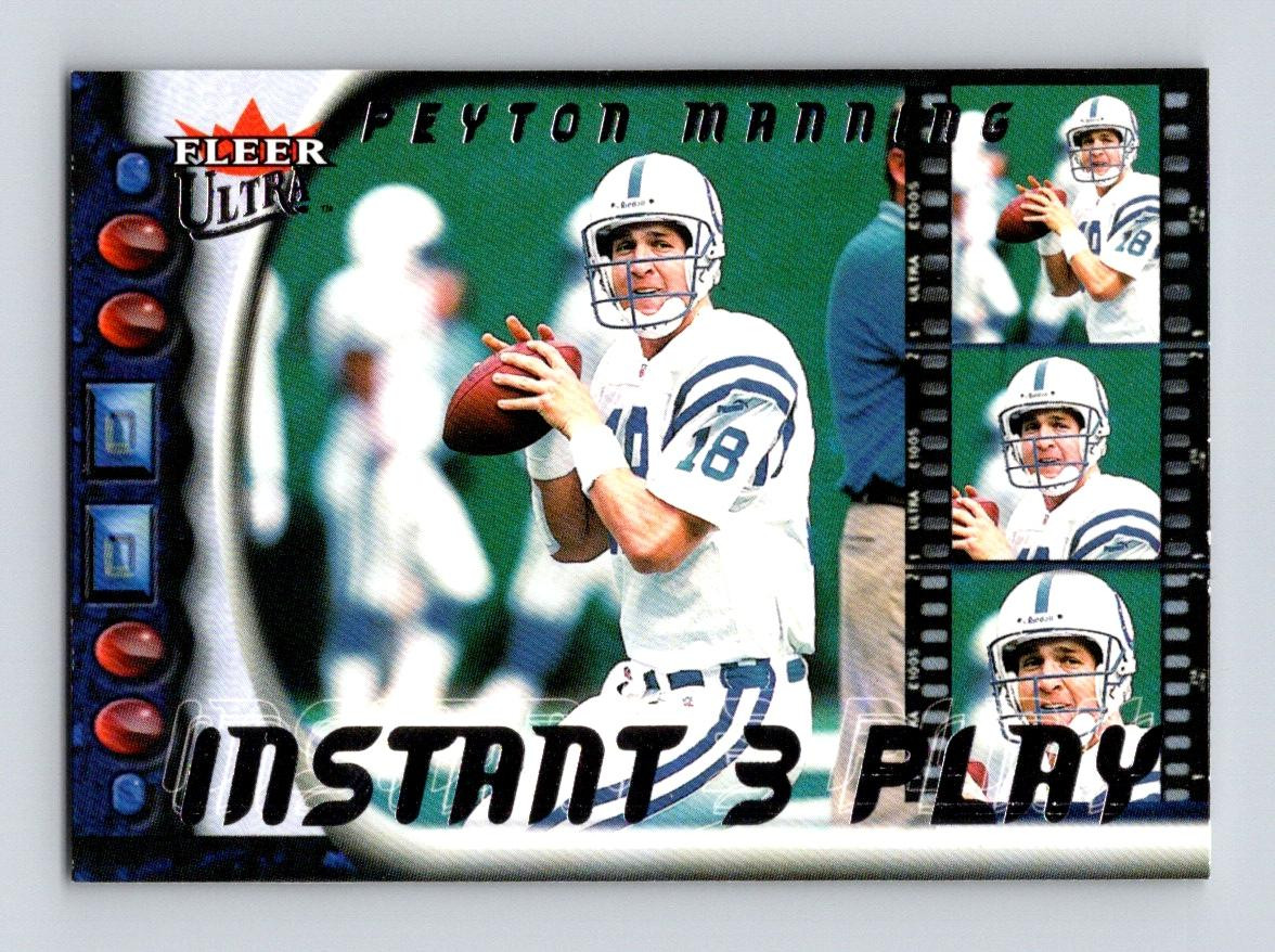 2000 Ultra Instant Three Play #1 IP Peyton Manning