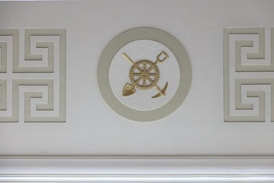Athens Georgia US Post Office Courthouse 2017 Architectural Detail Greek Key
