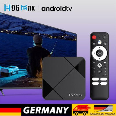 Android 14 Smart TV Box RK3518 Quad Core Home Video Player Voice Remote Control