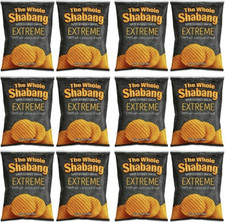 The Whole Shabang Extreme Potato Chips 12 Pack   1.5 oz Bags, Snack Pantry